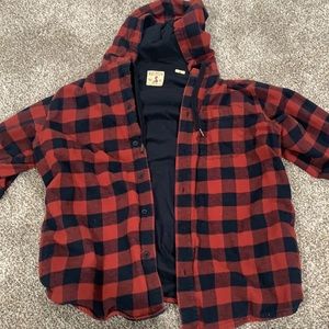 Flannel hoodie